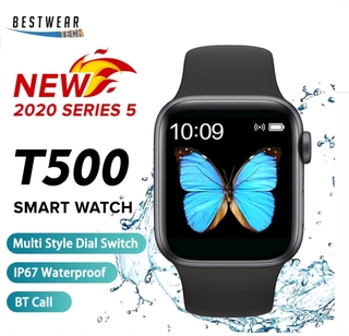 IWO T500 Smart Watch hombres mujeres serie 5 Bluetooth llamada Monitor de presión arterial reloj Smartwatch para Apple teléfono Android