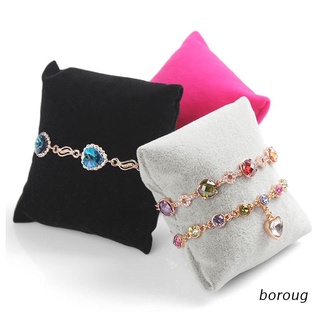 boroug - pulsera de terciopelo para almohada, brazalete, cadena de reloj, joyería, soporte de exhibición
