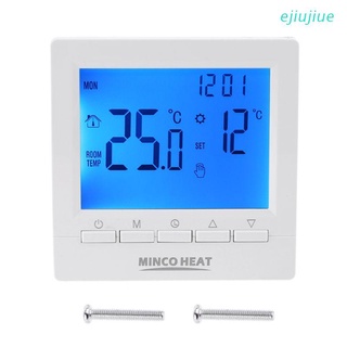 Cc LCD caldera de Gas termostato 3A semanal programable calefacción habitación montaje en pared controlador de temperatura 86x86mm ME83L