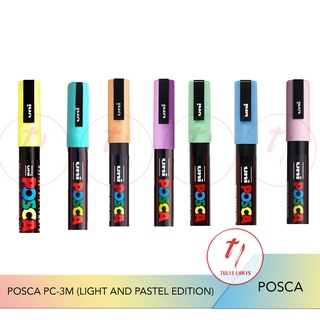 Uni Posca marcador PC-3M (punta 1,5 mm) pastel light ed