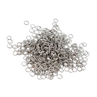 venta al por mayor 500 piezas anillos de salto abiertos conectores de metal diy joyería fabricación de 4 mm
