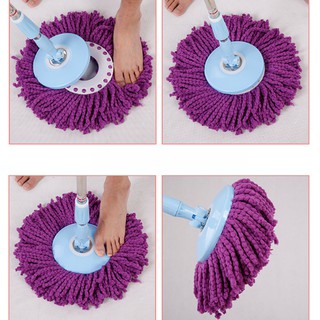TOP111 Kitchen Supplies Mop Head Household Microfiber Brush Cleaning Pad 360° Rotating Magic Replacement Home & Living Floor Cleaner/Multicolor (7)
