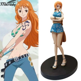 Macrosky Craft One Piece Figura Anime Nami Modelo Adorno Coleccionable Coche Decoración