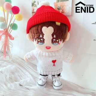 enidstore Doll Outfits Skin-friendly Smell-less Fabric Cartoon Idol Plush Toys Whale Pattern Clothes for Pretend Game