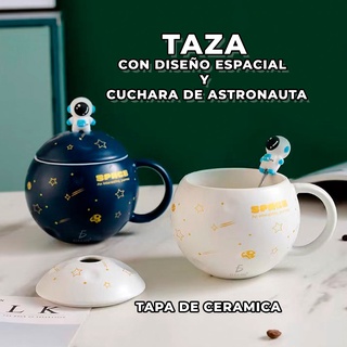 Taza De Cerámica Con Mezclador Incorporado En Forma De Astronauta vas.28.14 (3)
