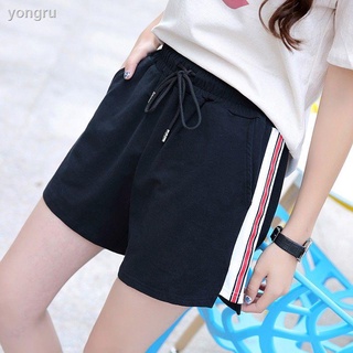 Plus size women s sports five-point shorts women loose summer students were thin and wide-legged casual wild A-line running pants