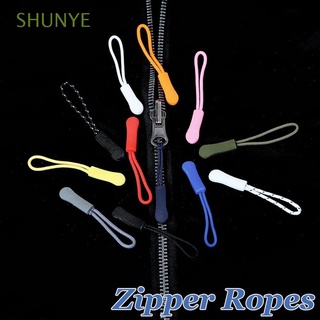 SHUNYE Backpack Zip Cord Suitcase Zipper Ropes Zipper Buckle Apparel Sewing Puller 10Pcs Fixer Replacement Tag Zipper Puller