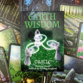 lak Earth Wisdom Oracle Cards Full English 32 Cards Deck Tarot Fun Party Board Game