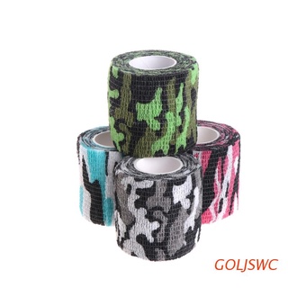 GOLJSWC Tattoo Self-adhesive Non-woven Elastic Sport Tape Bandage Grip Tube Cover Wrap