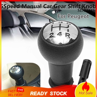 Palanca de cambios de coche 5 velocidades Durable ABS coche Manual pomo de cambio para Peugeot 106 206 306 406 806 107 207 307