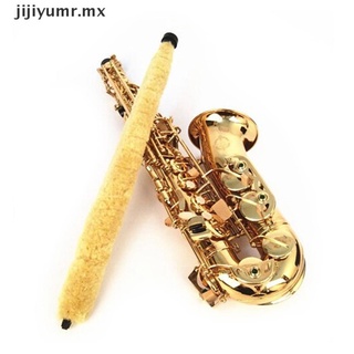 [well] limpiador de cepillo de limpieza suave para accesorios de saxofón alto mx