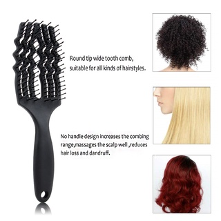 Hair Brush Promote Hair Growth Shaping Make Hair Smoothing Detangling Brush For Women Men (2)