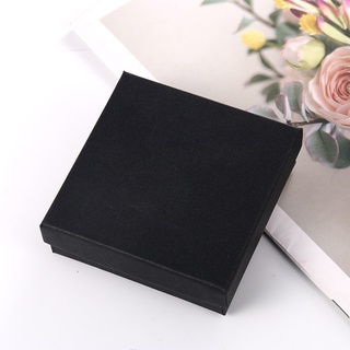 Caja mini y simple broche de cumpleaños lápiz labial pulsera collar caja de embalaje atmosférico negro directo