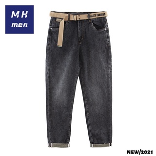 MHEspecial para hombre Jeans de marca de moda para hombres primavera/verano nuevos pantalones casuales vaqueros rectos lavados para hombres