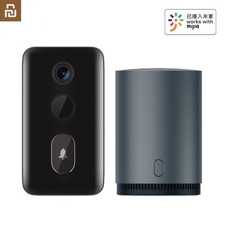 Youpin Smart Video timbre 2 Pro 2K Ultra HD infrarrojo visión nocturna de dos vías intercomunicador WiFi timbre inteligente casa campana cámara