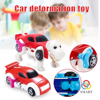 Transforming Toy Cars Automatic Deformation Dog Transformation Animal Robot Clockwork Toy Gift for Kids