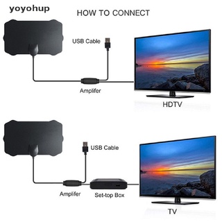 yoyohup ultra hd tv antena amplia tv plana digital antena de tv interior antena mx