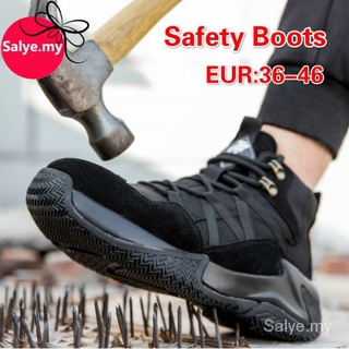 Salye 2021 más nuevo botas de seguridad hombres mujeres peso ligero de acero dedo del pie zapatos de trabajo aislado electricista zapatos