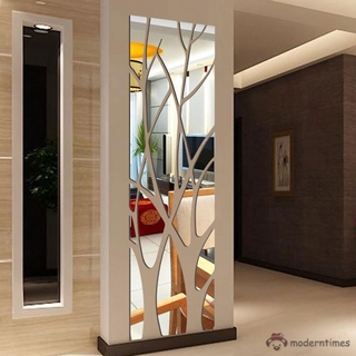 mt adhesivo de pared estilo espejo mural extraíble árbol arte decoración para la habitación del hogar (1)