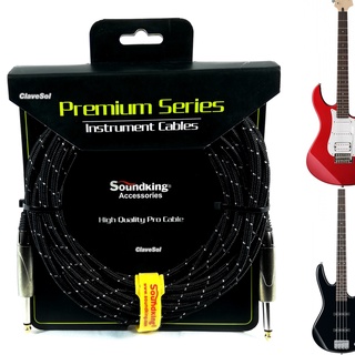 Cable Para Guitarra Plug A Plug 6.3mm 6 Metros Soundking Mc