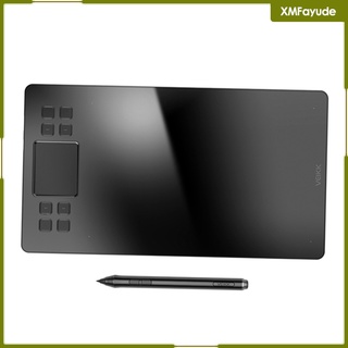 [XMFAYUDE] tableta de dibujo gráfico, tableta gráfica A50 con bolígrafo pasivo sin batería (8192 niveles sensibilidad a la presión) y 8 (6)