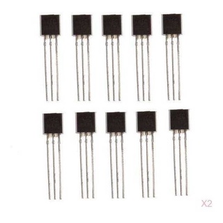 200pcs Bc547 A-92 Transistor Npn 0.5a