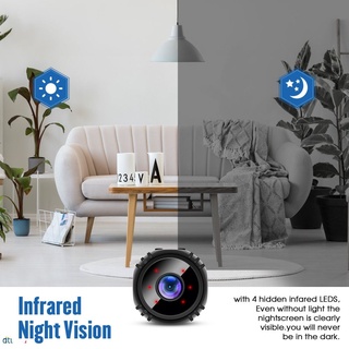 Mini 1080P Camera WiFi 2021 Small Wireless Baby Monitor Home Security Surveillance Nanny Camera with Real-time Send Mobile Phone dturyu