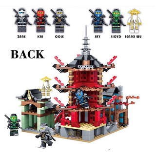 ninja templo modelo bloques de construcción lego ninjago compatible montar ladrillos niños juguetes educativos regalos creativos ninjago (2)