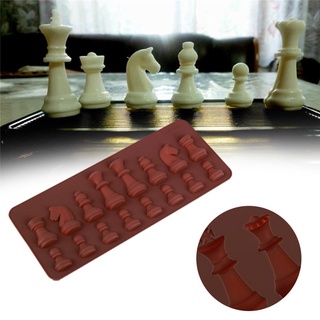 kiko 1 molde de silicona en forma de ajedrez para pastel fondant jelly candy chocolate molde