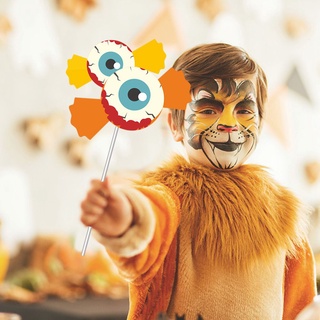 VISUAL Photo decoración herramienta cara escudo Halloween fotografía Props vacaciones utensilios nuevo divertido fiesta suministros bandera de mano (2)