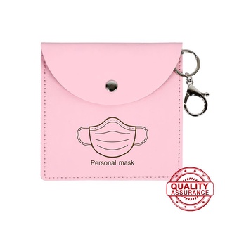 Pink (b) $popular spot mask storage clip environmental storage Pu mask bag protection bag mask P4C4