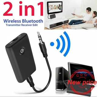 Bluetooth 5.0 transmisor y receptor 2 en 1 inalámbrico Aux 3.5 mm adaptador de Audio F3W6