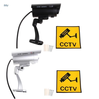 bby Outdoor Indoor Fake Surveillance Security Dummy Camera Night CCTV With LED Light