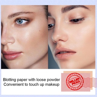 50 Pieces Of Makeup Powder Paper, Oil-absorbing Paper, Facial Makeup Oil-absorbing Paper, O7D7