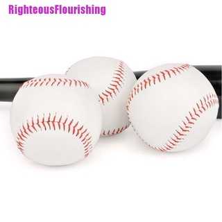 Righteousflourishing nuevo juego deportivo de cuero suave de 9" práctica y entrenamiento Base bola béisbol softbol
