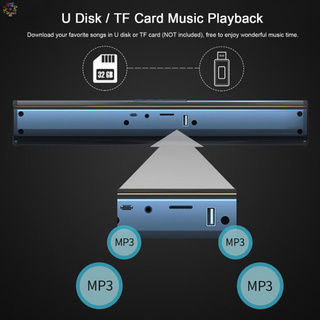 BT BS-28A inalámbrico BTuetooth altavoces 10W barra de sonido de cine en casa barra de sonido AUX en USB TF tarjeta reproducción de música Radio FM USB recargaabte para TV Latop PC Smartphone (8)
