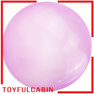 [TOYFULCABIN] Bola de burbujas duradera inflable bola divertida increíble bola suave burbuja al aire libre azul S