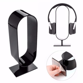 Acrylic Headphone Headset Earphone Stand Desk Hanger Holder Display Rack ☆JfSmartJoy