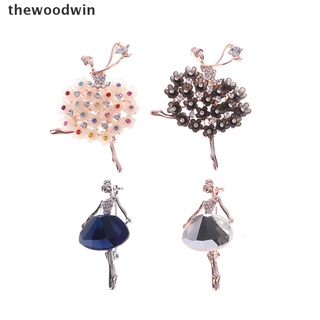 thewoodwin New Fashion Ballet Dancer Brooch Pins Dancing Girl Brooch Pins Collections . (1)