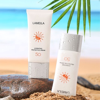 LAMEILA protector solar crema SPF50 cara cuidado de la piel loción corrector crema protectora maquillaje protección solar salud belleza
