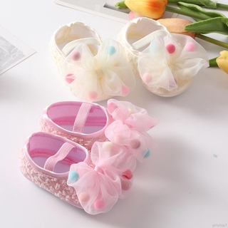 *haha zapatos De Princesa Para niñas con lazo De Princesa suave suela suave (1)