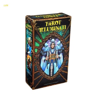 Lun Tarot sq Kit de 78 Cartas de baraja de Destino de la familia fiesta de mesa juego Oráculo Cartas