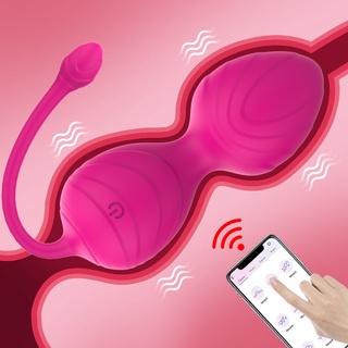 Bluetooth App Vaginal Bolas De vibración huevos juguetes sexuales Para mujer control Remoto Kegel Bola Ben Wa Bola Geisha Bolas