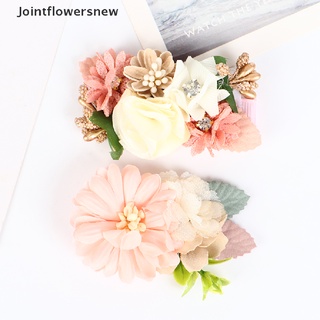 [jfn] juego de 3 clips florales para el cabello boho, flores artificiales, pasadores de flores, 3 piezas, diseño de flores artificiales