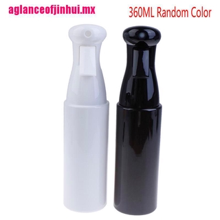 {ag*mx} botella de spray de 360 ml desinfectante de alcohol gel de mano jabón recargable contenedor