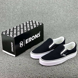 Original Eros SLIP ON CLASSIC negro blanco zapatos de moda