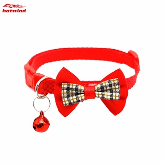 [accesorios para mascotas] collar hw para mascotas con campana ajustable hebilla correa de cuello cachorro perro collar (5)