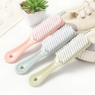 Plain Plastic Brush Decontamination Laundry Brush Shoe Cleaning Brush Soft Hair Shoe Brush Clothes Shoe Brush T (1)