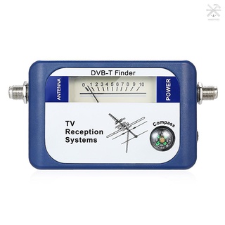 Práctico DVB-T Digital satélite buscador de señales medidor aéreo terrestre antena de TV con brújula sistemas de recepción de TV