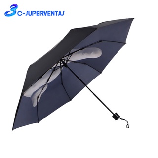 [12] paraguas de dedo medio personalidad sunny rain mujeres sombrilla hombres paraguas